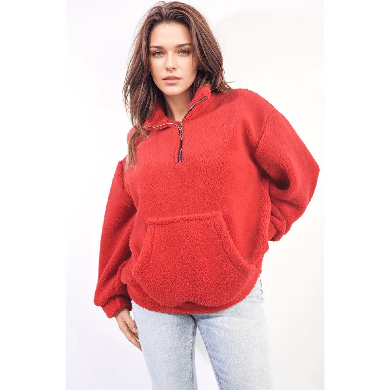 half-zip-fleece-jacket-with-front-pouch-pocket